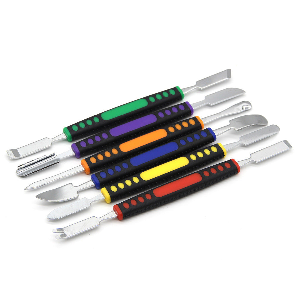 6 in 1 Repair Opening Metal Spudger Pry Tools Disassemble Set for Cell Phone GPS