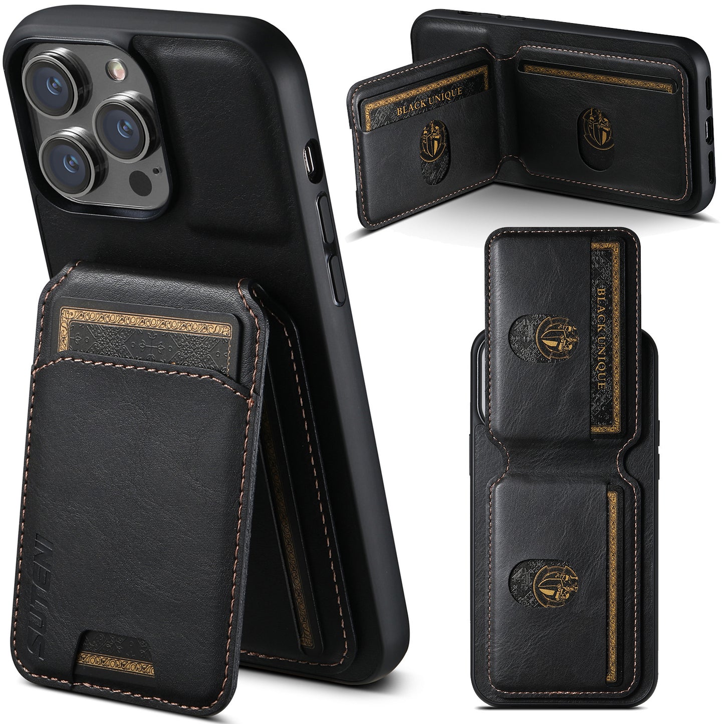 Leather Business Card Phone Case Iphone 16, Iphone 16 pro, Iphone 16 pro Max