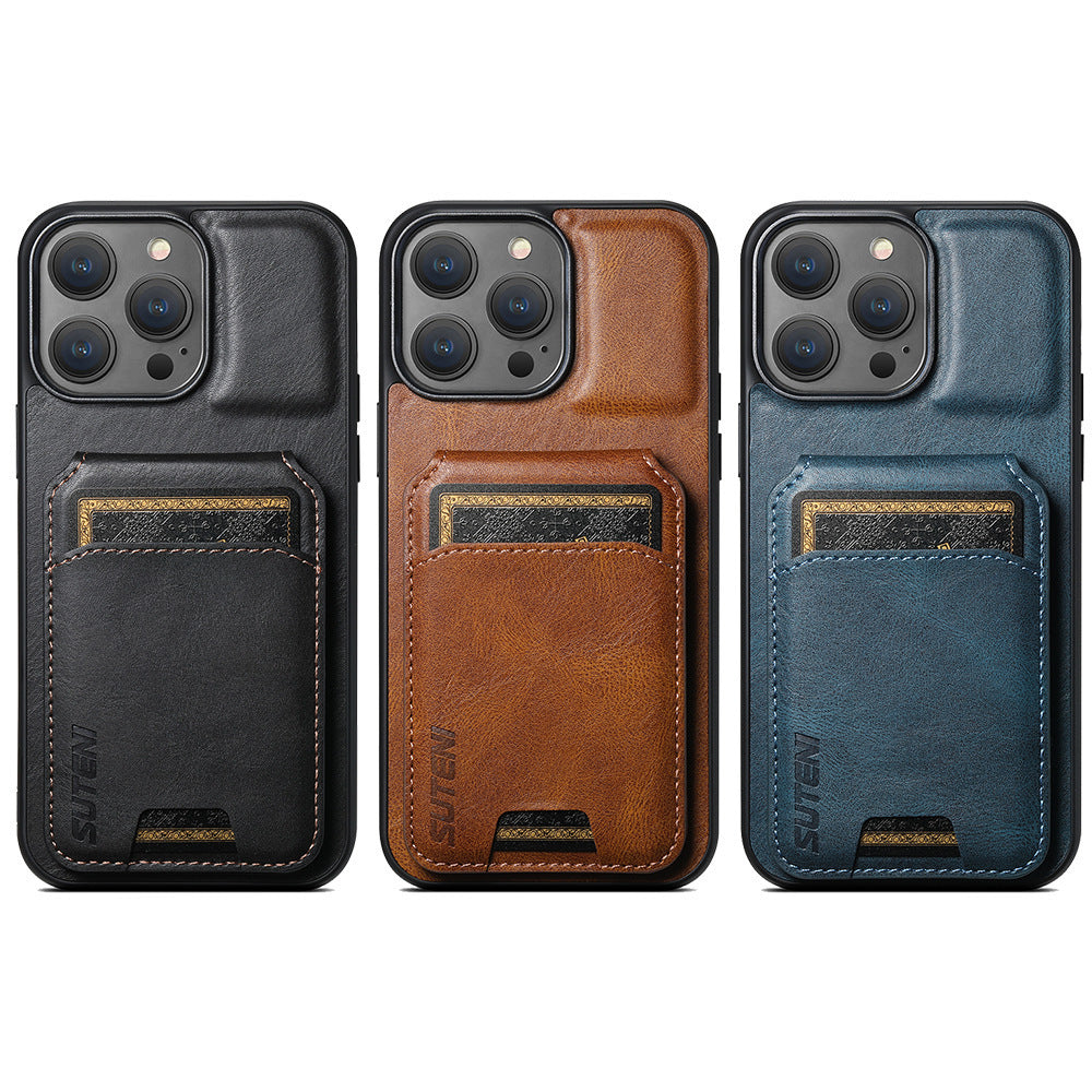 Leather Business Card Phone Case Iphone 16, Iphone 16 pro, Iphone 16 pro Max